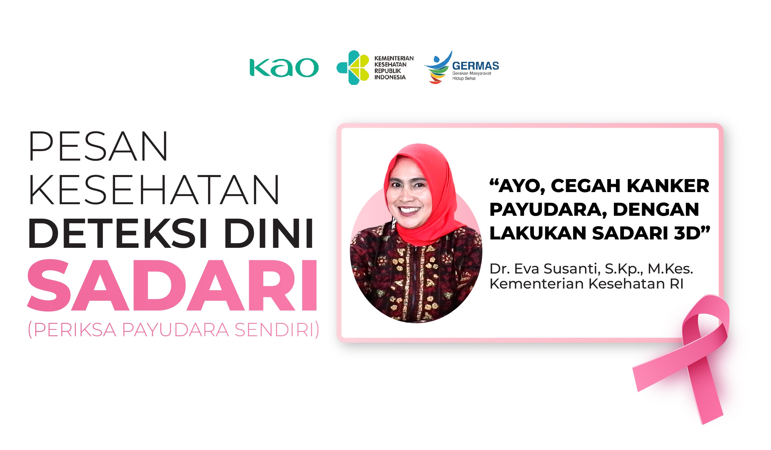 Pesan Kesehatan Deteksi Dini Sadari (Periksa Payudara Sendiri)